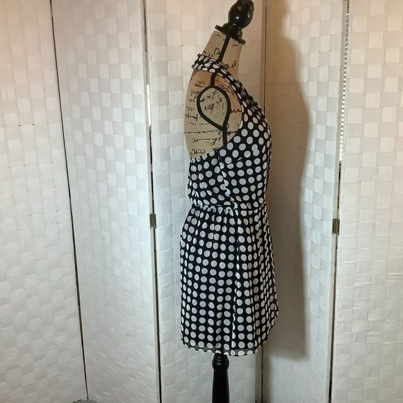 bcbgeneration polka dot blouse xs - Picture 4 of 7